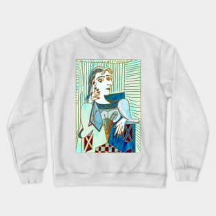 portrait cubism Crewneck Sweatshirt